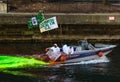 PlumberÃ¢â¬â¢s Union Members Dyeing Chicago River #1